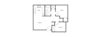 2 BED 1 BATH