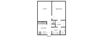1 Bedroom 1 Bathroom