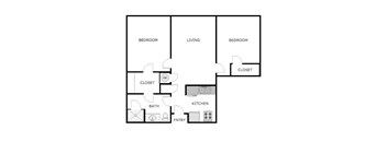 2 Bedroom 1 Bathroom