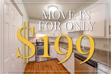 MOVE IN FOR $199 - Rent Special