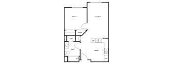 1 BED 1 BATH