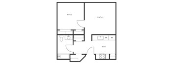 1 BED 1 BATH