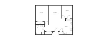 2 BED 1 BATH