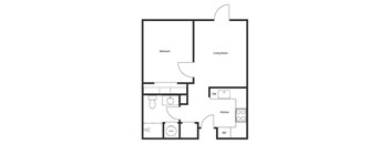 1 BED 1 BATH