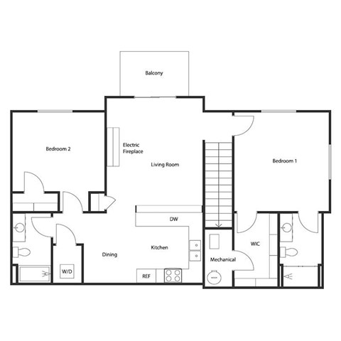 1525 E WALL ST 2 Beds Apartment for Rent - Photo Gallery 3