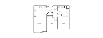 2 Bedroom 1 Bath