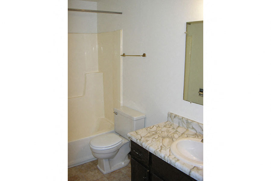 a bathroom with a toilet and a sink