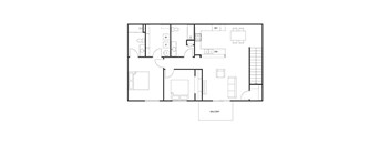 2 Bed 2 Bath Upper