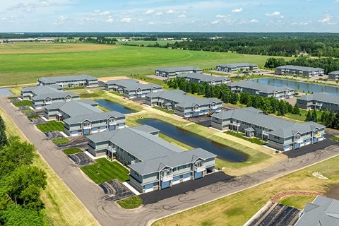 A large industrial complex with multiple buildings and paved areas.