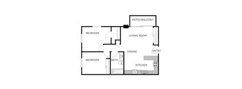 South Orchard - 2 Bed 1 Bath - Small Lower