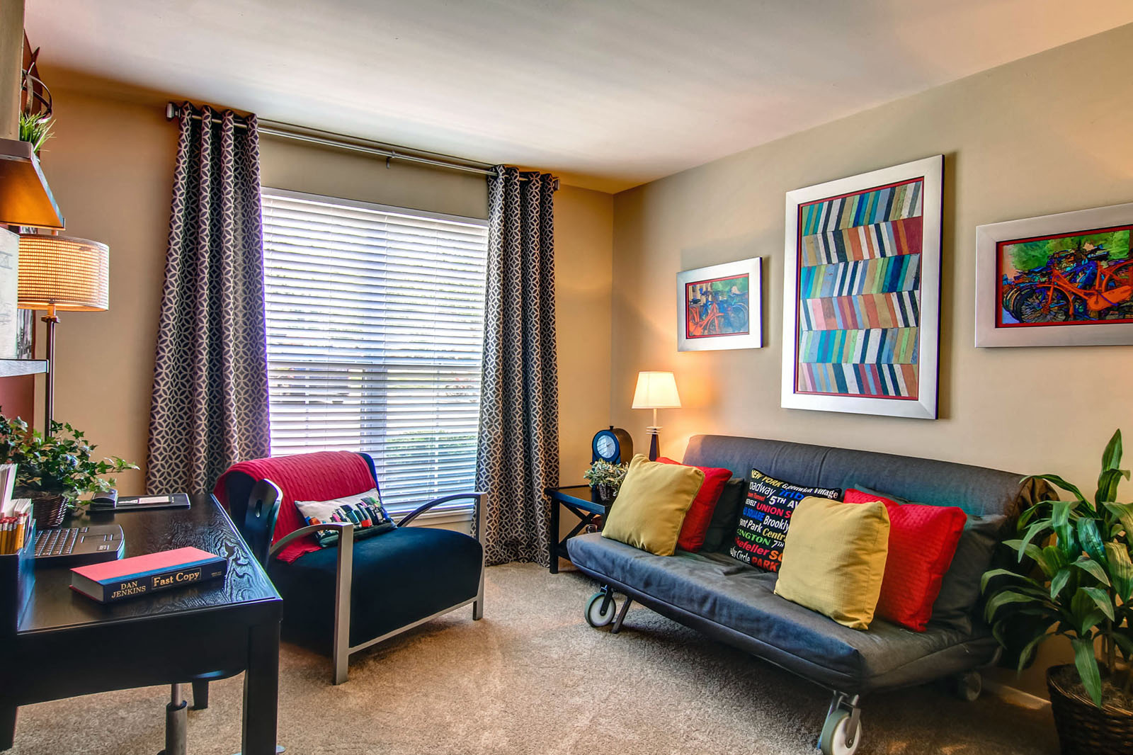 Bedroom 2 set  up as a den at Madison Rockwood, Ballwin, MO