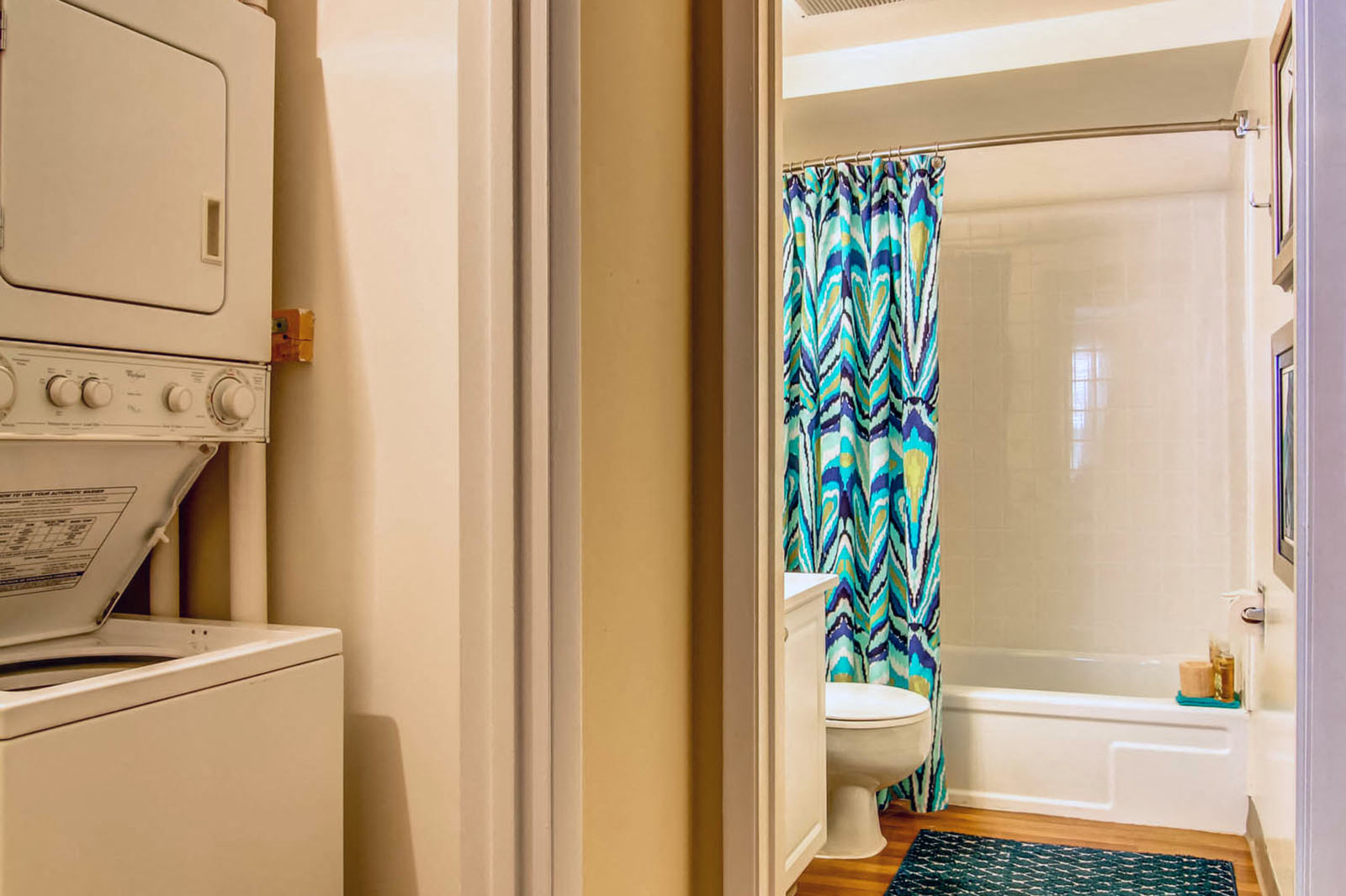 Laundry and Bathroom at Madison Rockwood, Ballwin, MO, 63011