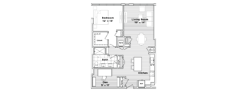 a floor plan of a house at Madison West Elm, Conshohocken, PA