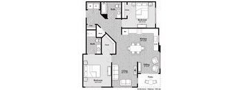 The Boucheron Floorplan at The Harrison, Pennsylvania