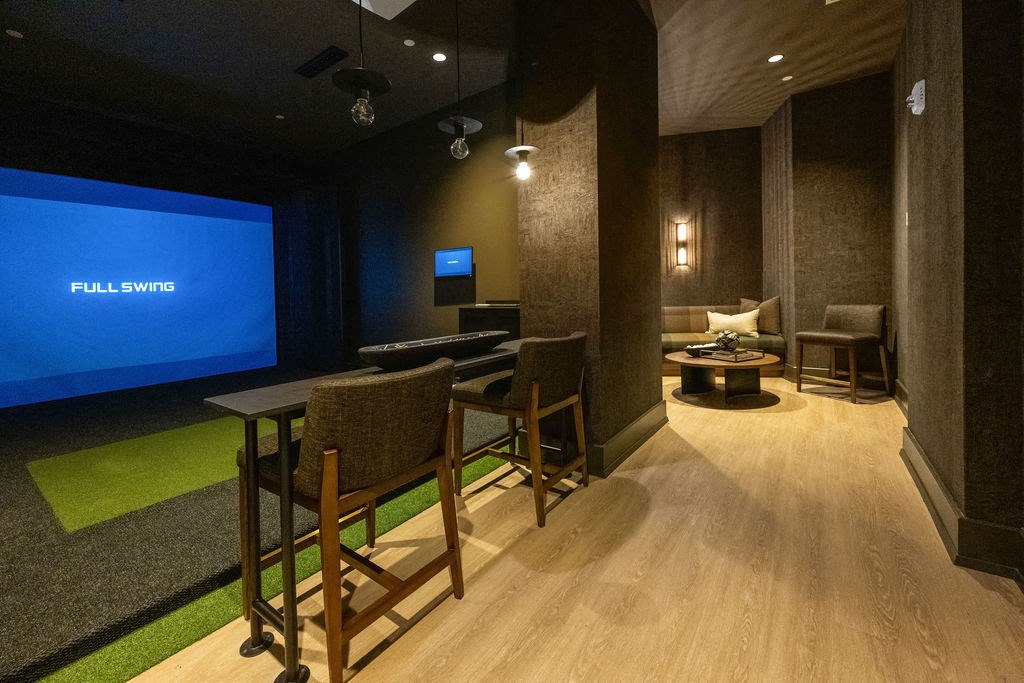 Golf Simulator at Madison West Elm, Conshohocken