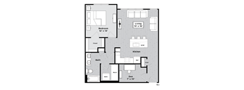 1b2 Floor Plan at Madison Prickett Preserve, Yardley Pennsylvania