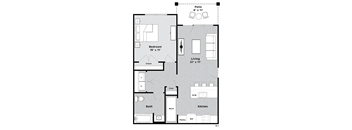 1c1 Floor Plan at Madison Prickett Preserve, Yardley, PA