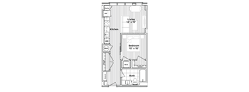 a floor plan of a small house at Madison West Elm, Conshohocken