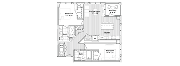 a floor plan of a house at Madison West Elm, Conshohocken, 19428