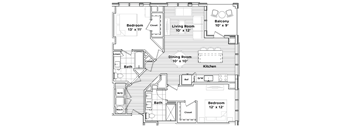 a floor plan of a house at Madison West Elm, Conshohocken