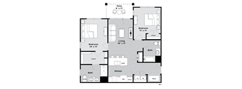 2d1 Floor Plan at Madison Prickett Preserve, Yardley Pennsylvania