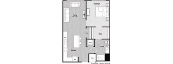The Silver Knight Floorplan at The Harrison, Newtown Square, PA