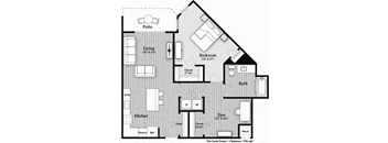 The Castle Dream Floorplan at The Harrison, Newtown Square