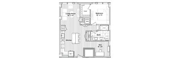 a floor plan of a small house at Madison West Elm, Conshohocken