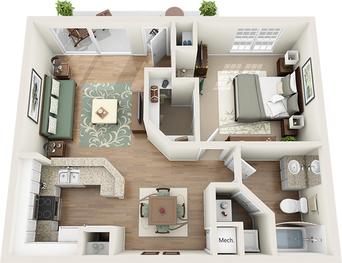 The Pompano Floor Plan at Madison Gateway, Florida