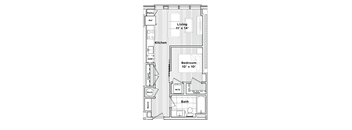 a floor plan of a small house at Madison West Elm, Conshohocken Pennsylvania