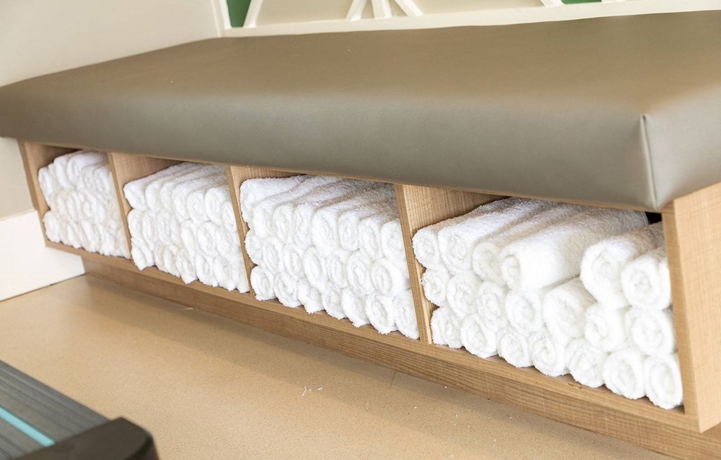 Fitness Center towels at Carmel Vista, McDonough