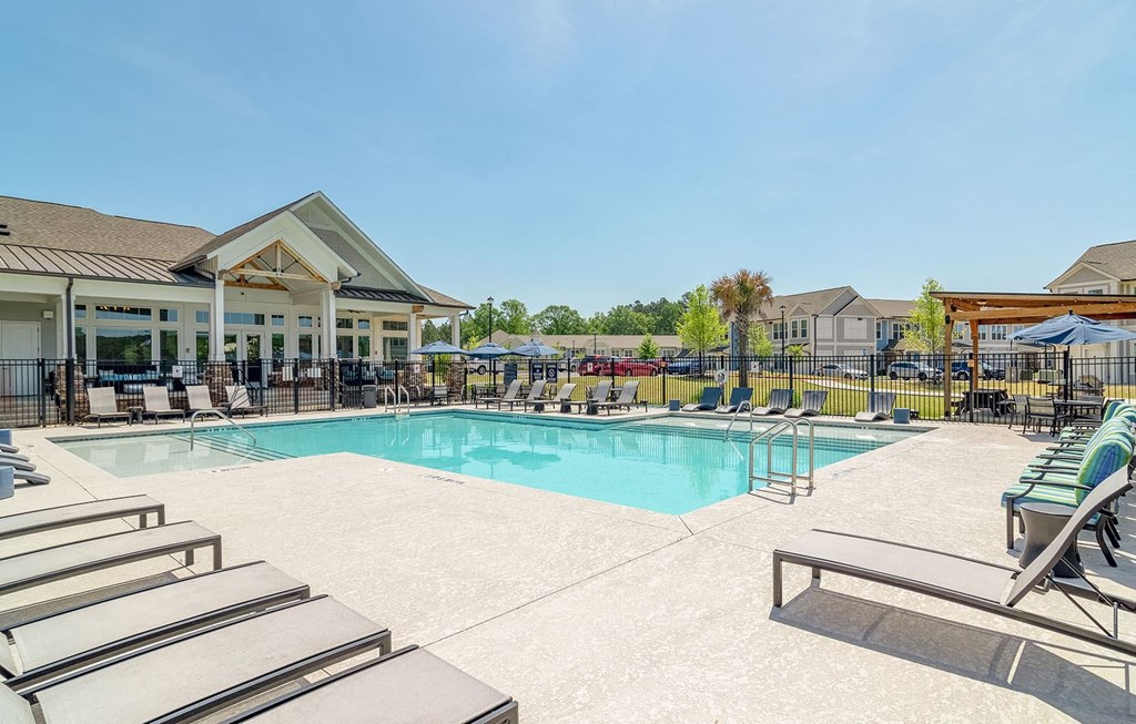 the swimming pool at our apartments at Carmel Vista, McDonough, GA, 30253