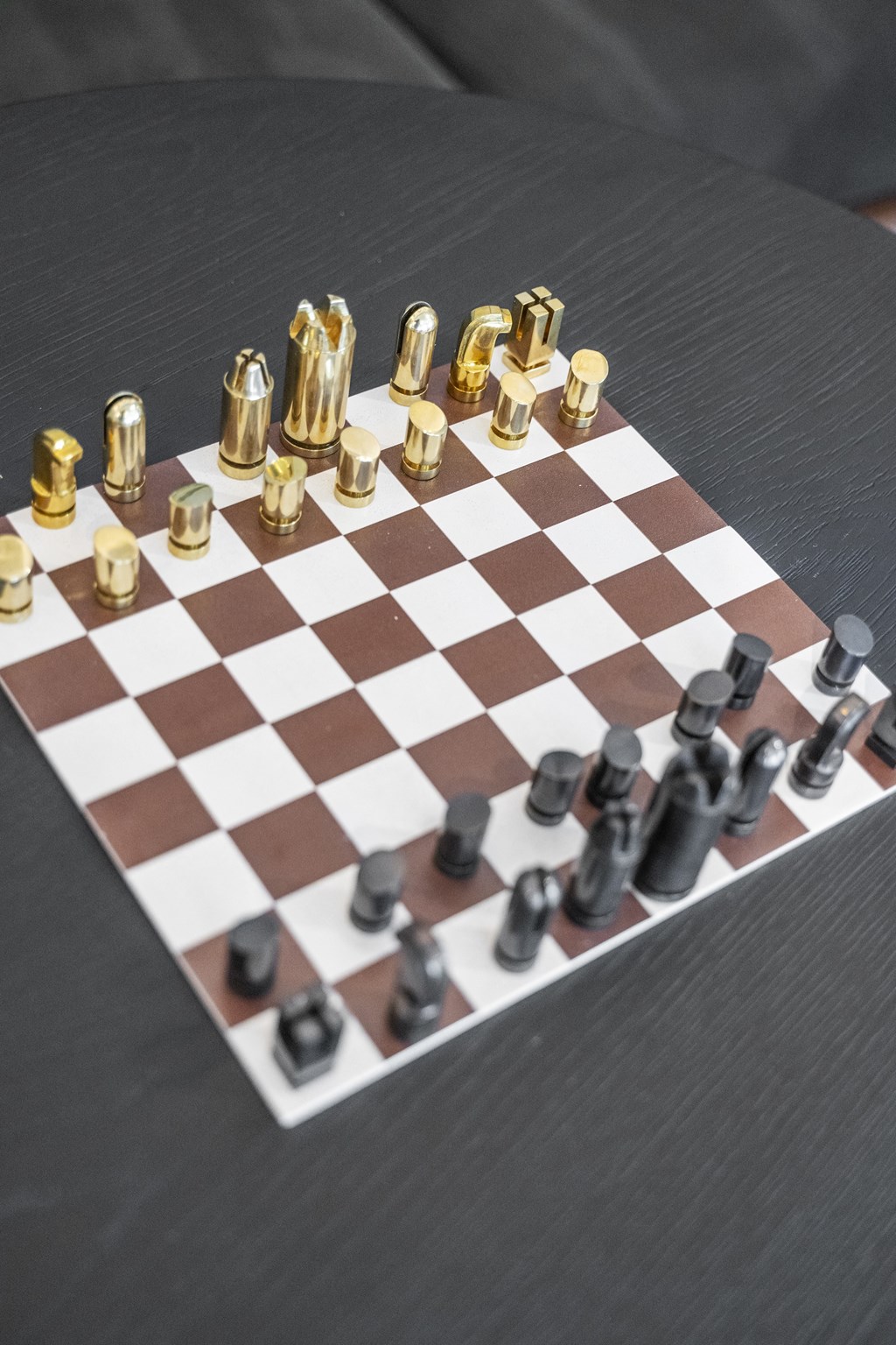 a chess board with chess pieces on it at The Harrison, Newtown Square