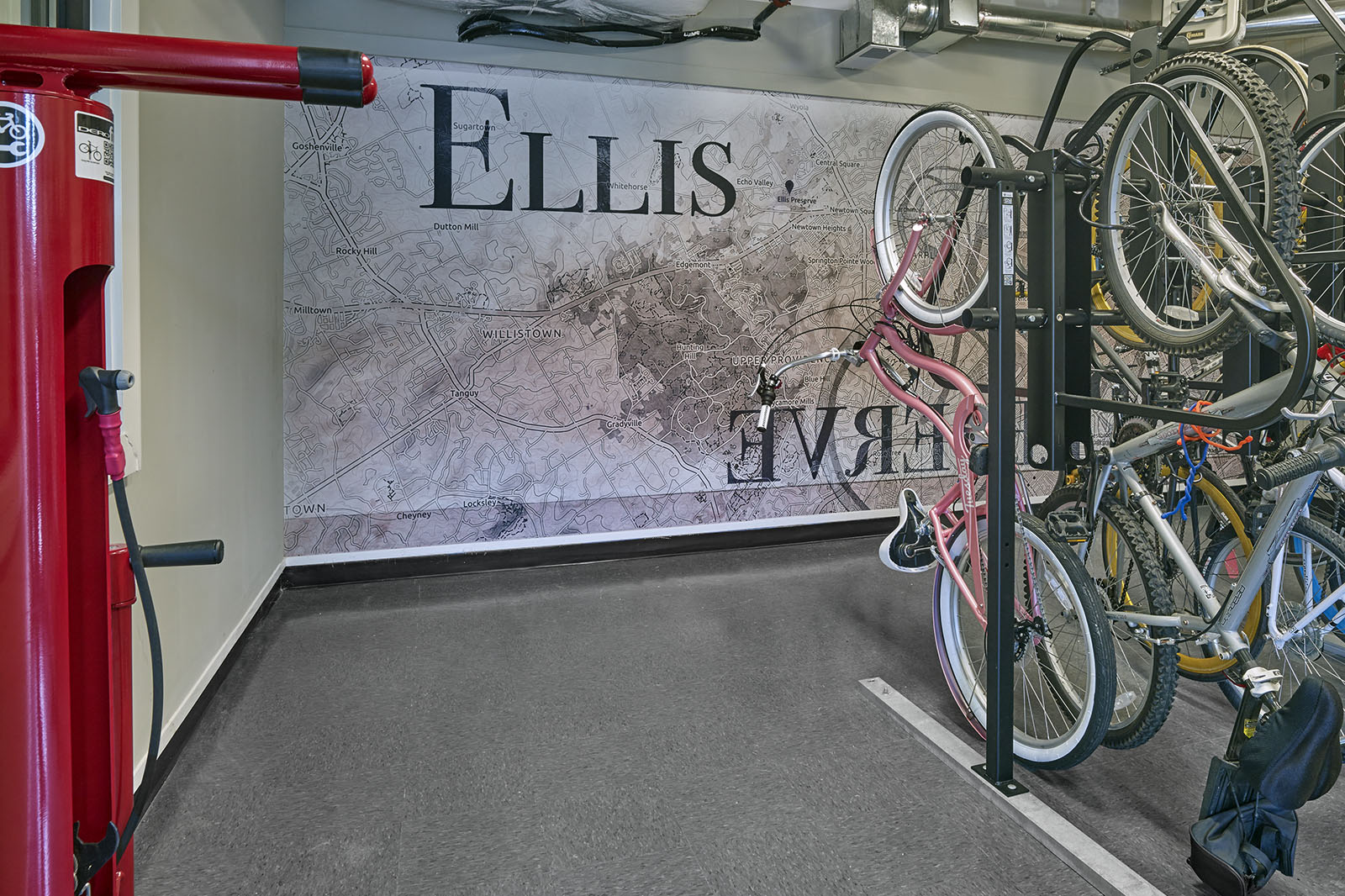 Bicycle Storage/Workstation at Madison Ellis Preserve, Pennsylvania, 19073