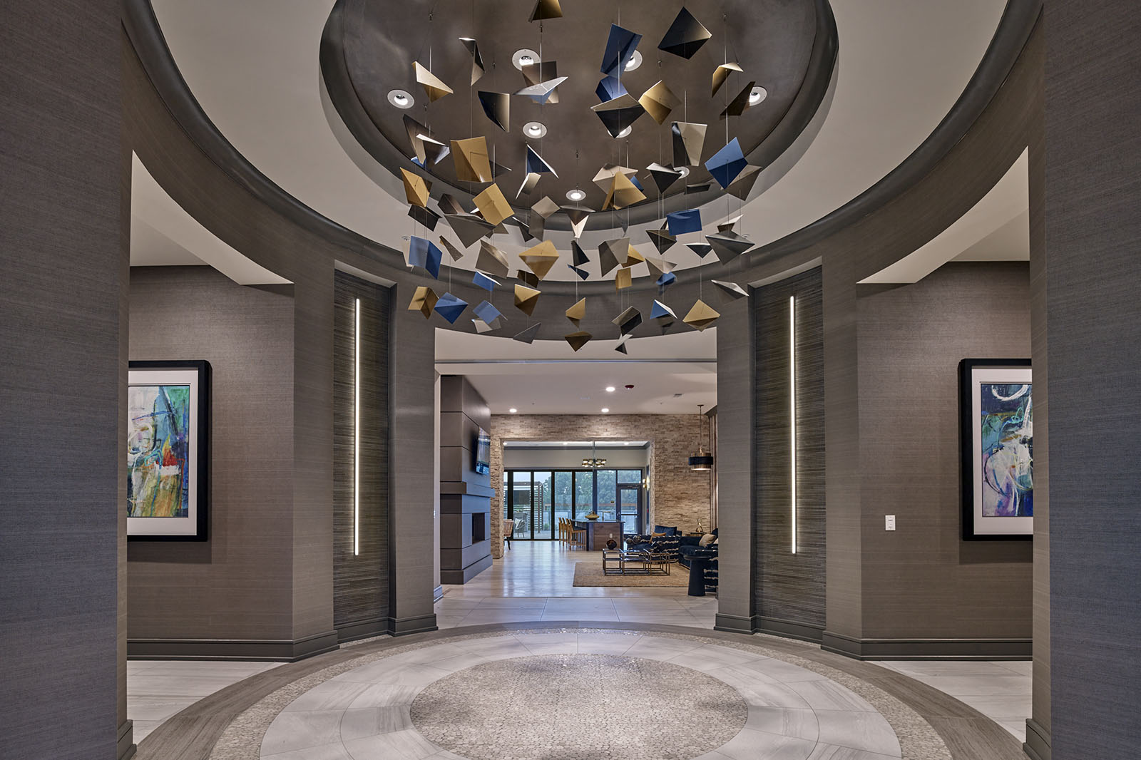 Entrance to Clubhouse and Resident Center at Madison Ellis Preserve, Newtown Square, PA, 19073