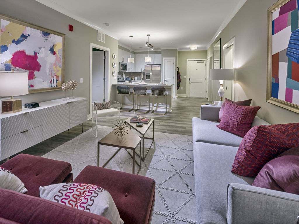 Modern Living Room at Madison Ellis Preserve, Newtown Square, 19073