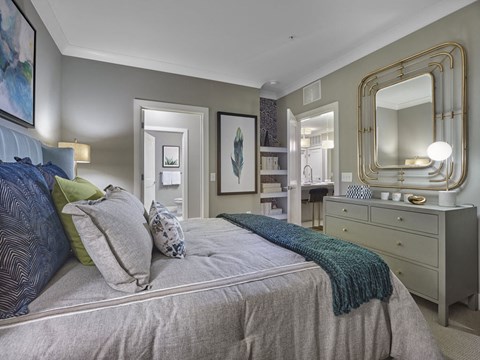 Model Bedroom at Madison Ellis Preserve, Newtown Square, Pennsylvania