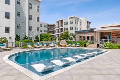 Swimming Pool And Sundeck at Madison Ellis Preserve, Newtown Square, 19073
