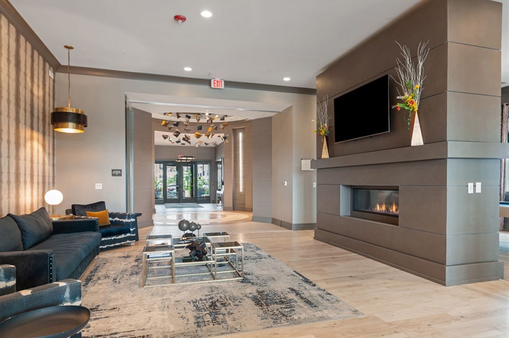 Fireplace Lounge at Madison Ellis Preserve, Newtown Square, Pennsylvania