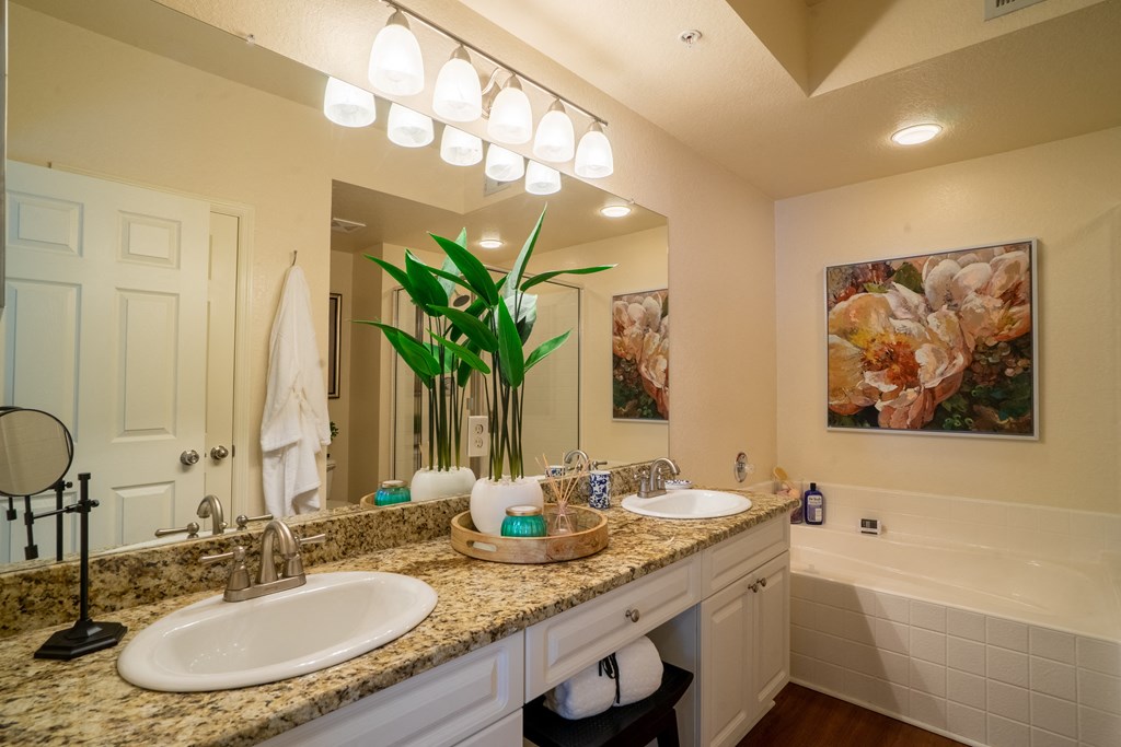 Model Bathroom at Madison Gateway, St. Petersburg