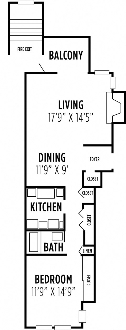 a floor plan of a house with a garage and a balcony with a dining area and a at Madison Glen Mills, Glen Mills, PA, 19342