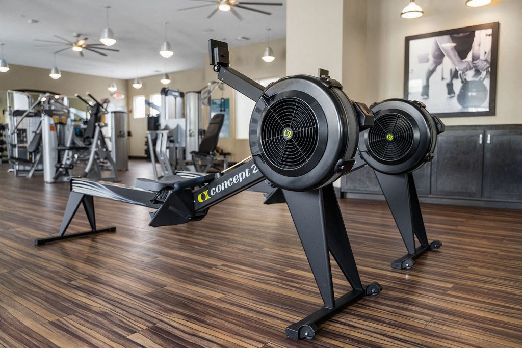 the gym at the monarch apartments at Inspira, Naples, 34113