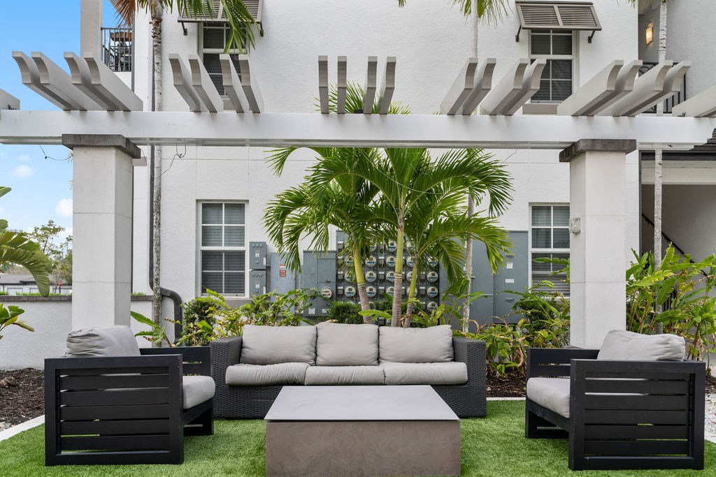Outdoor conversation area at Inspira, Florida, 34113