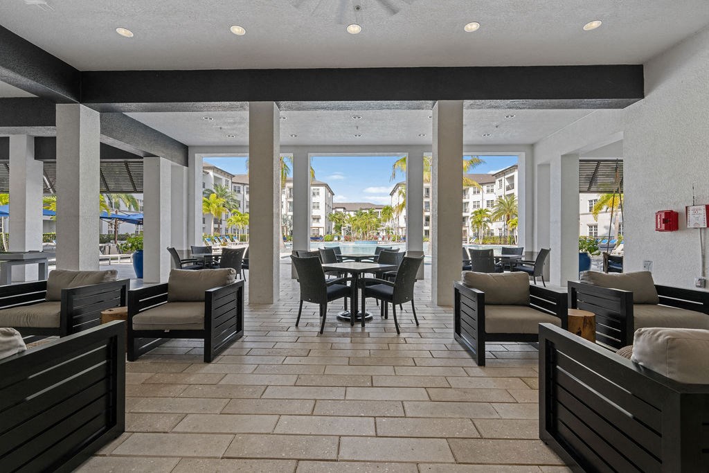 Outdoor lounge at Inspira, Naples, FL, 34113