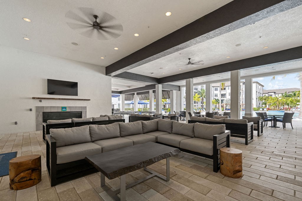 Outdoor lounge at Inspira, Naples, FL, 34113