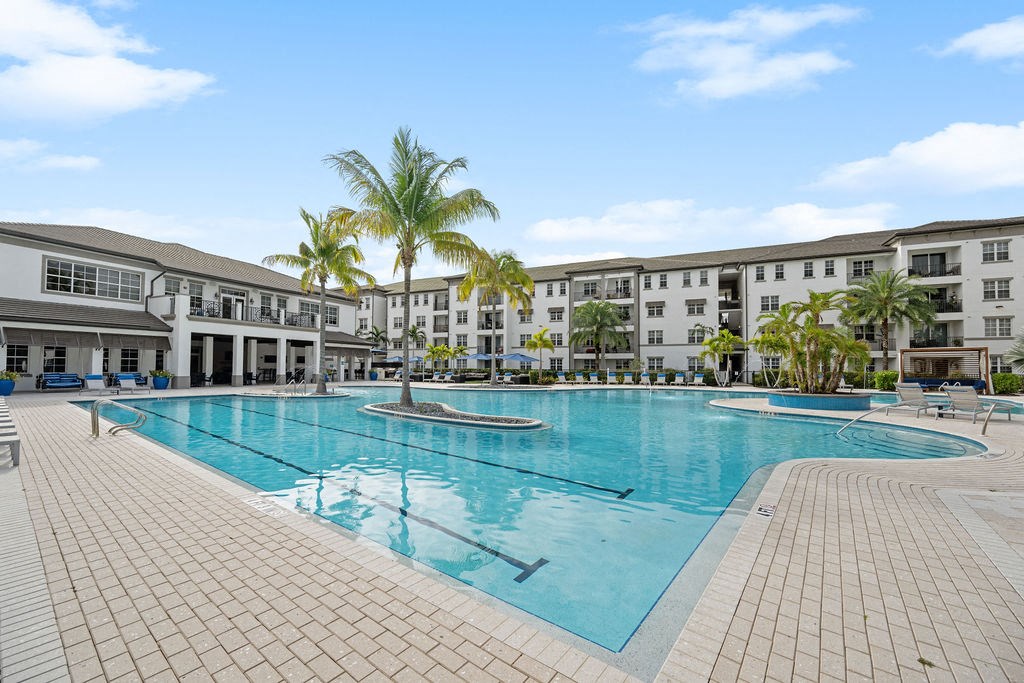 Lap lanes in the resort-style pool at Inspira, Naples, Florida