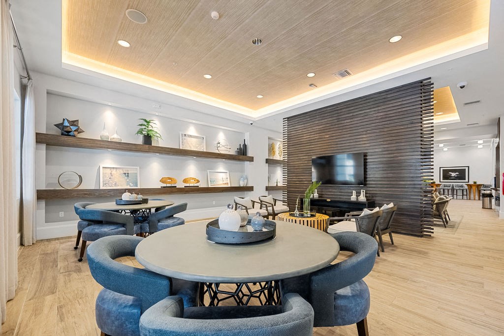 Closeup of Game tables at Inspira, Naples, 34113