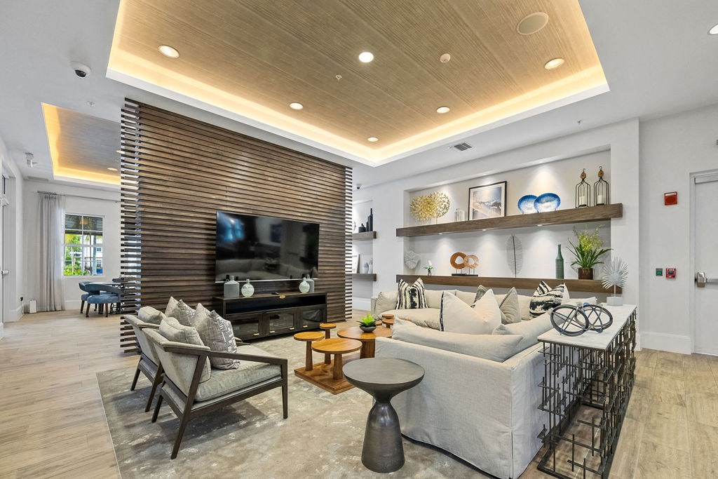 The resident lounge at Inspira, Naples, FL