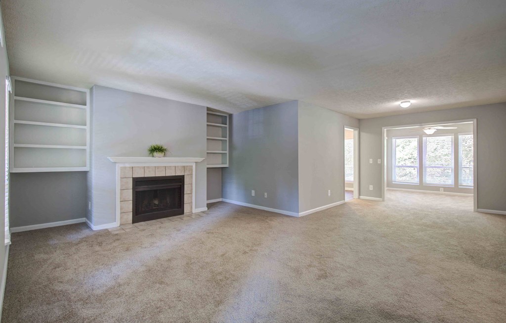 living room at Laurel Springs, Raleigh, NC