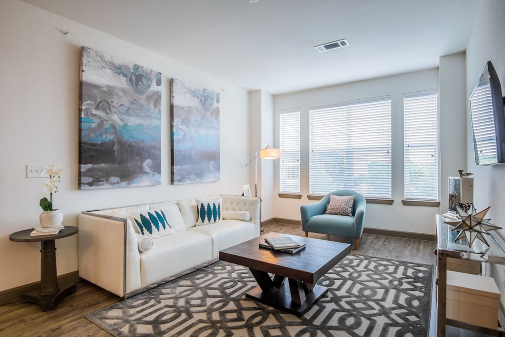 Modern Living Room at McKinney Village, Texas, 75069